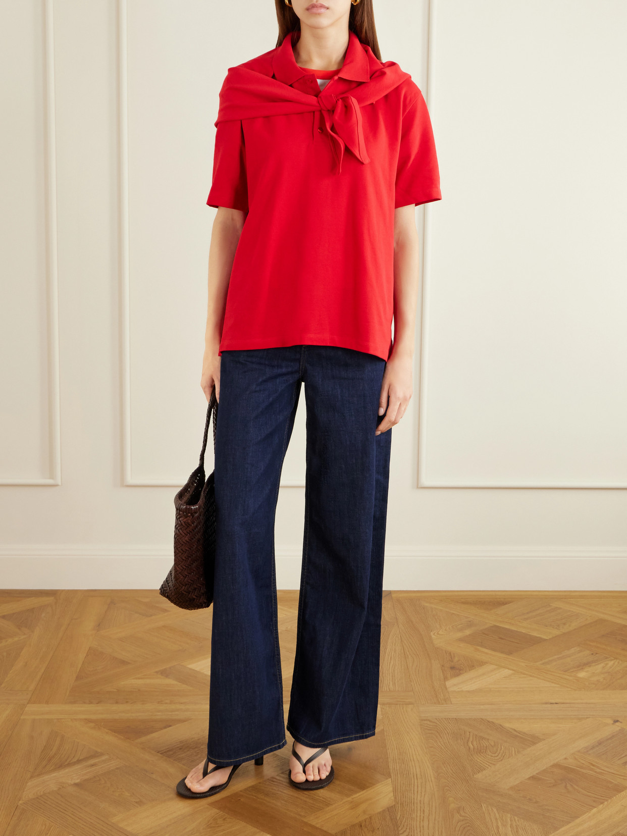 Julie Organic Cotton-Piqué Polo