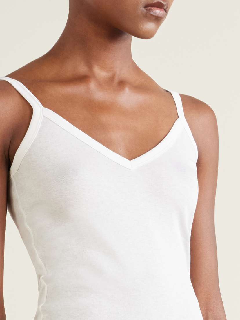 FLORE FLORE Isla Organic Cotton-jersey Camisole | Thumbnail 4 FLORE FLORE Isla Organic Cotton-jersey Camisole | Thumbnail 4