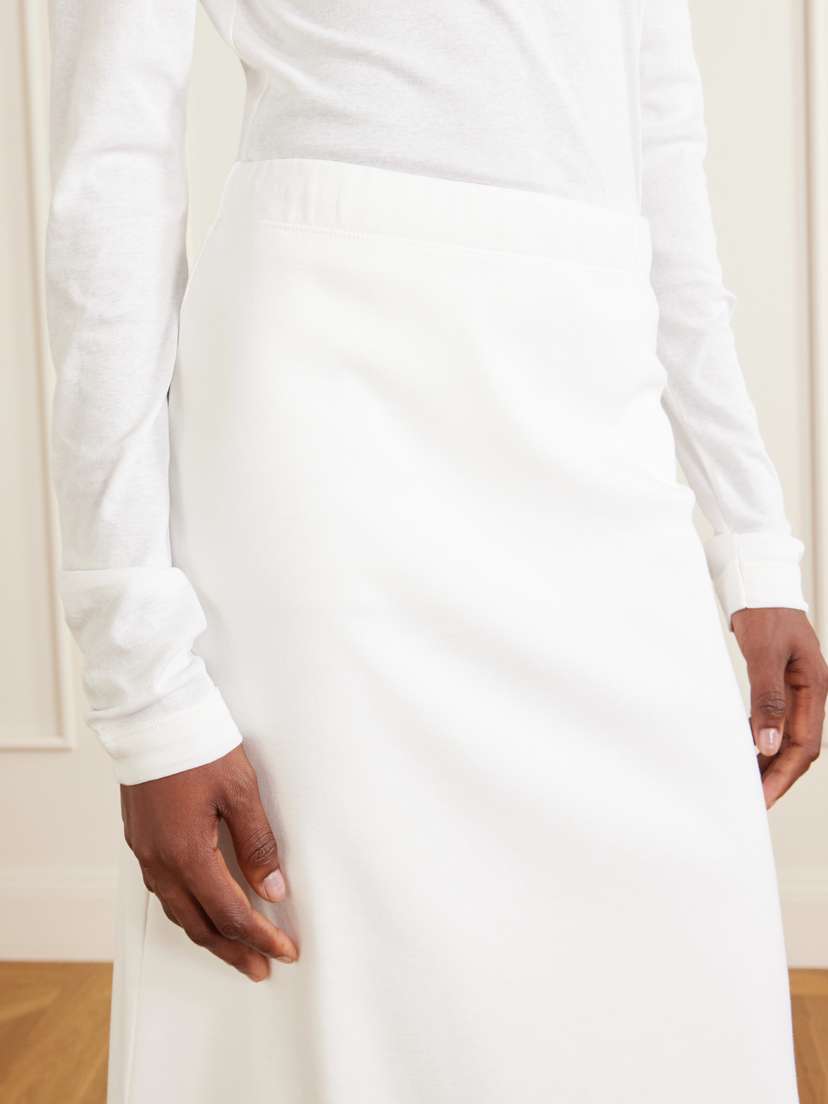 FLORE FLORE Marie Organic Cotton-jersey Midi Skirt | Thumbnail 5 FLORE FLORE Marie Organic Cotton-jersey Midi Skirt | Thumbnail 5