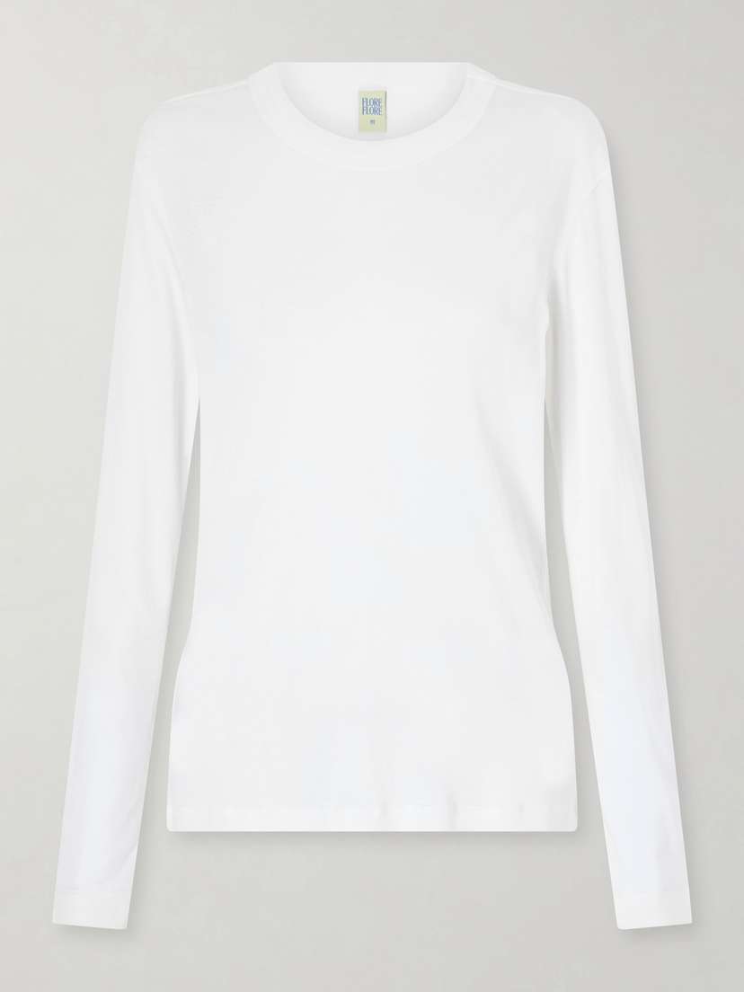 FLORE FLORE Sophie Organic Cotton-jersey T-shirt