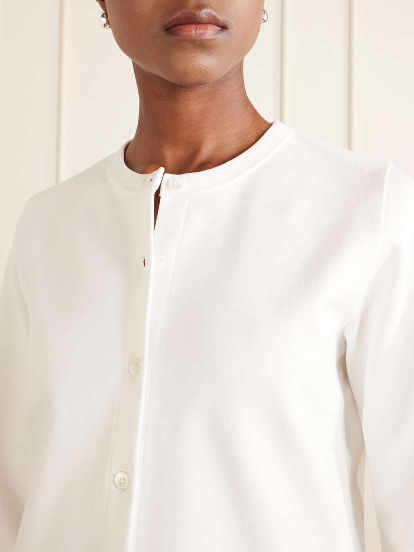 FLORE FLORE Poppy Organic Cotton-jersey Cardigan | Thumbnail 5 FLORE FLORE Poppy Organic Cotton-jersey Cardigan | Thumbnail 5
