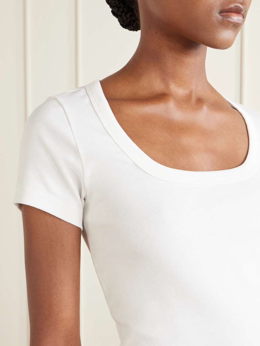 FLORE FLORE Lulu Baby Tee Organic Cotton-jersey T-shirt | Thumbnail 4