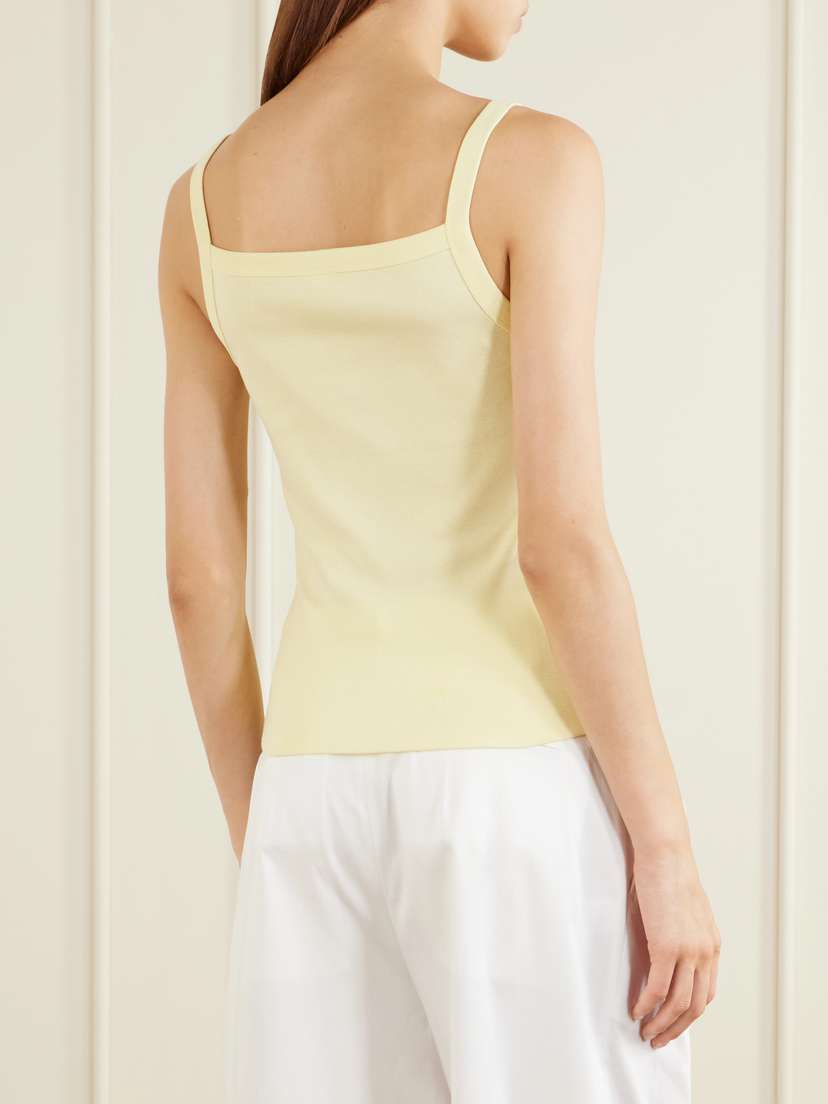 FLORE FLORE May Organic Cotton-jersey Tank | Thumbnail 4 FLORE FLORE May Organic Cotton-jersey Tank | Thumbnail 4