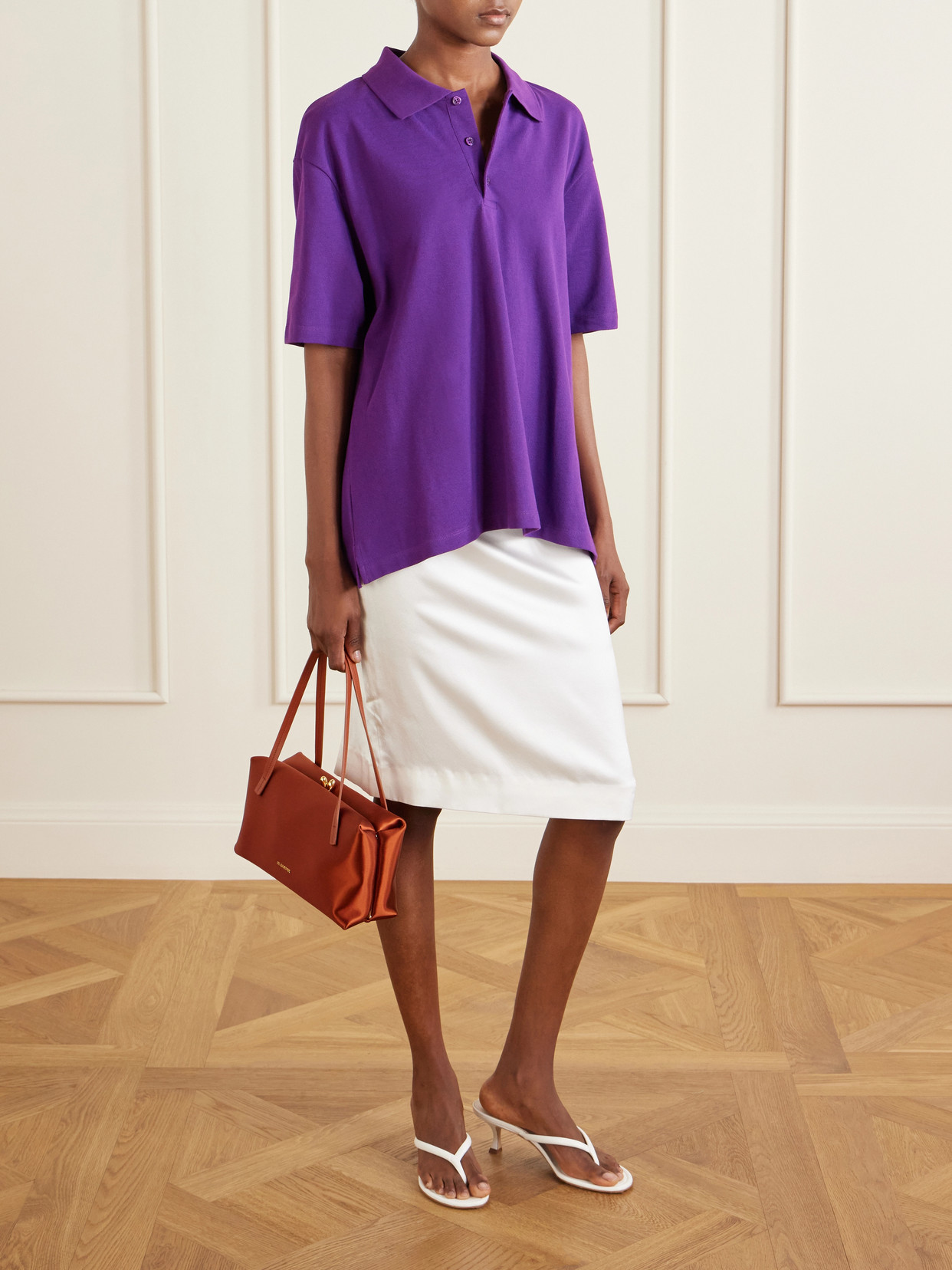 Julie Organic Cotton-Piqué Polo