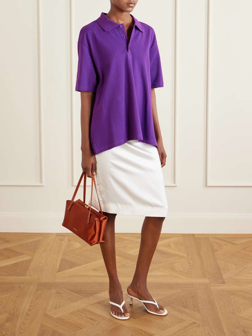 FLORE FLORE Julie Organic Cotton-piqué Polo Shirt | Thumbnail 2 FLORE FLORE Julie Organic Cotton-piqué Polo Shirt | Thumbnail 2