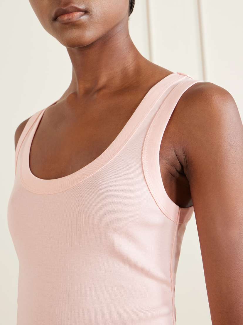 FLORE FLORE Hillie Organic Cotton-jersey Tank | Thumbnail 4 FLORE FLORE Hillie Organic Cotton-jersey Tank | Thumbnail 4