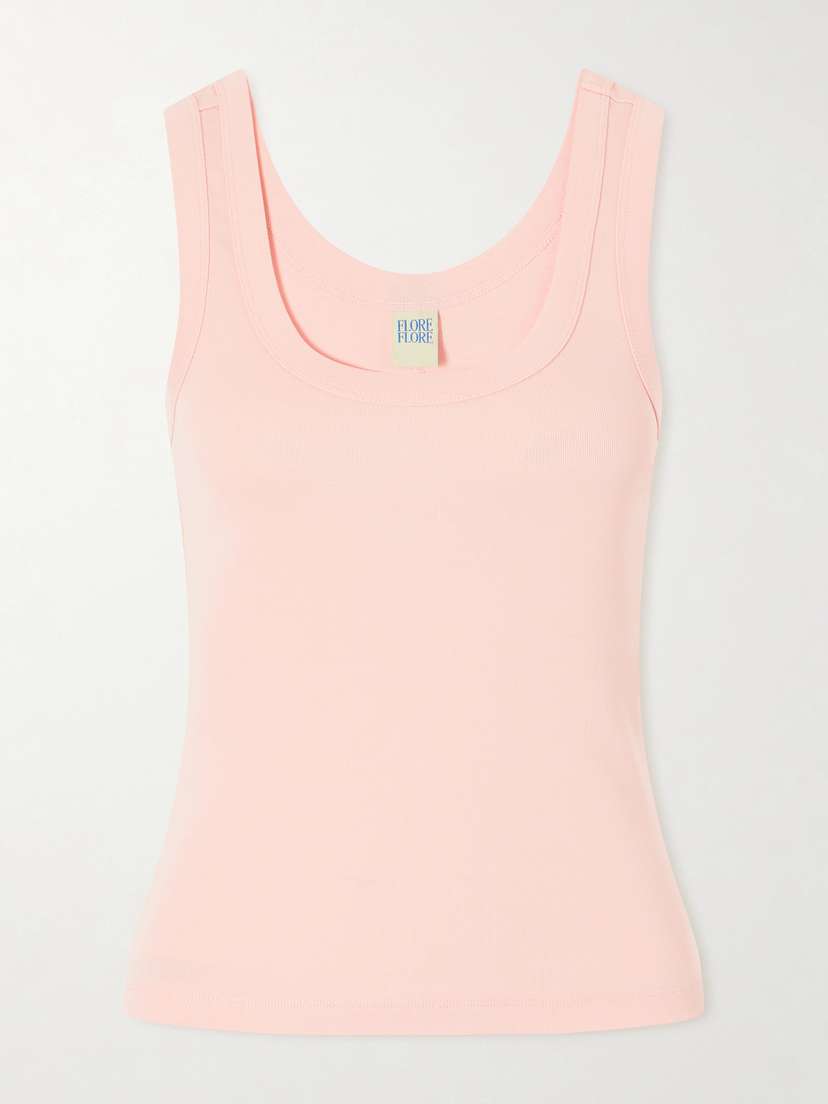 FLORE FLORE Hillie Organic Cotton-jersey Tank