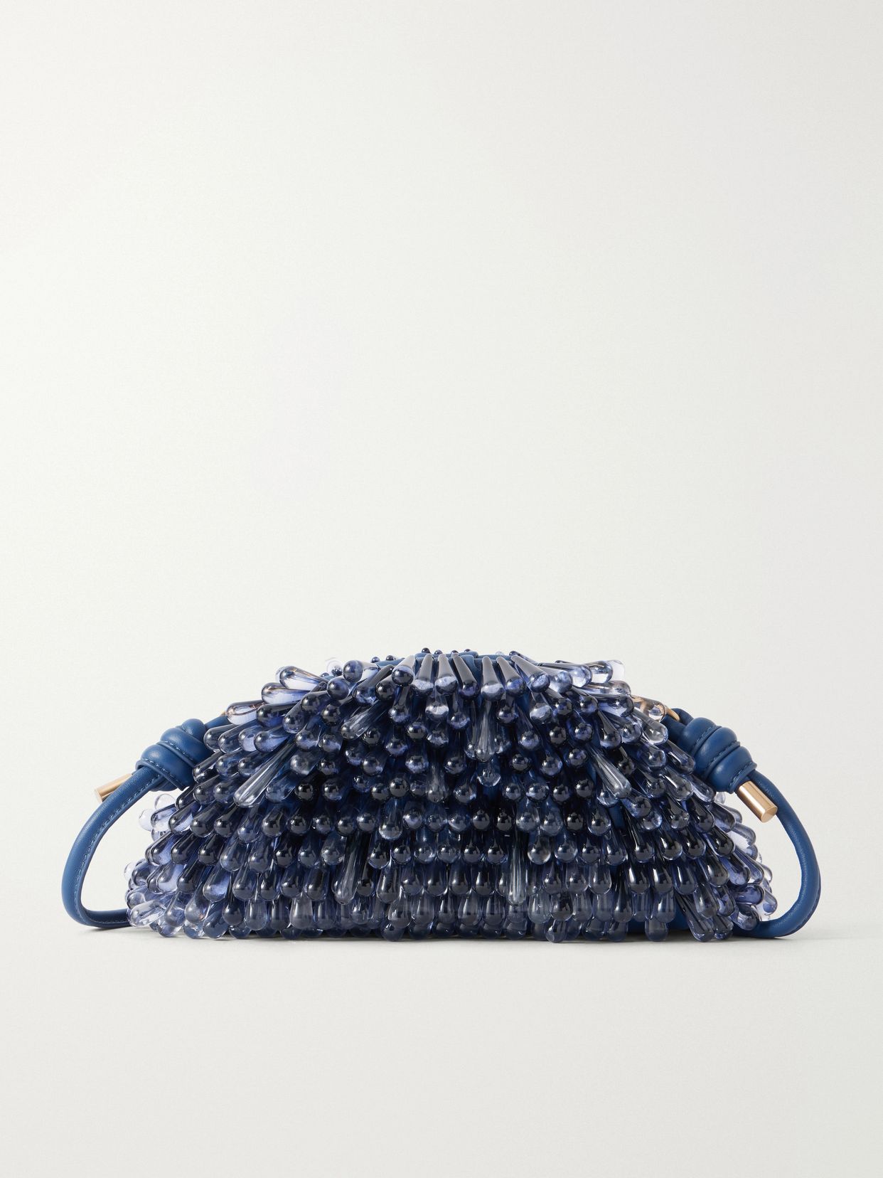 Jaala Nano beaded leather clutch