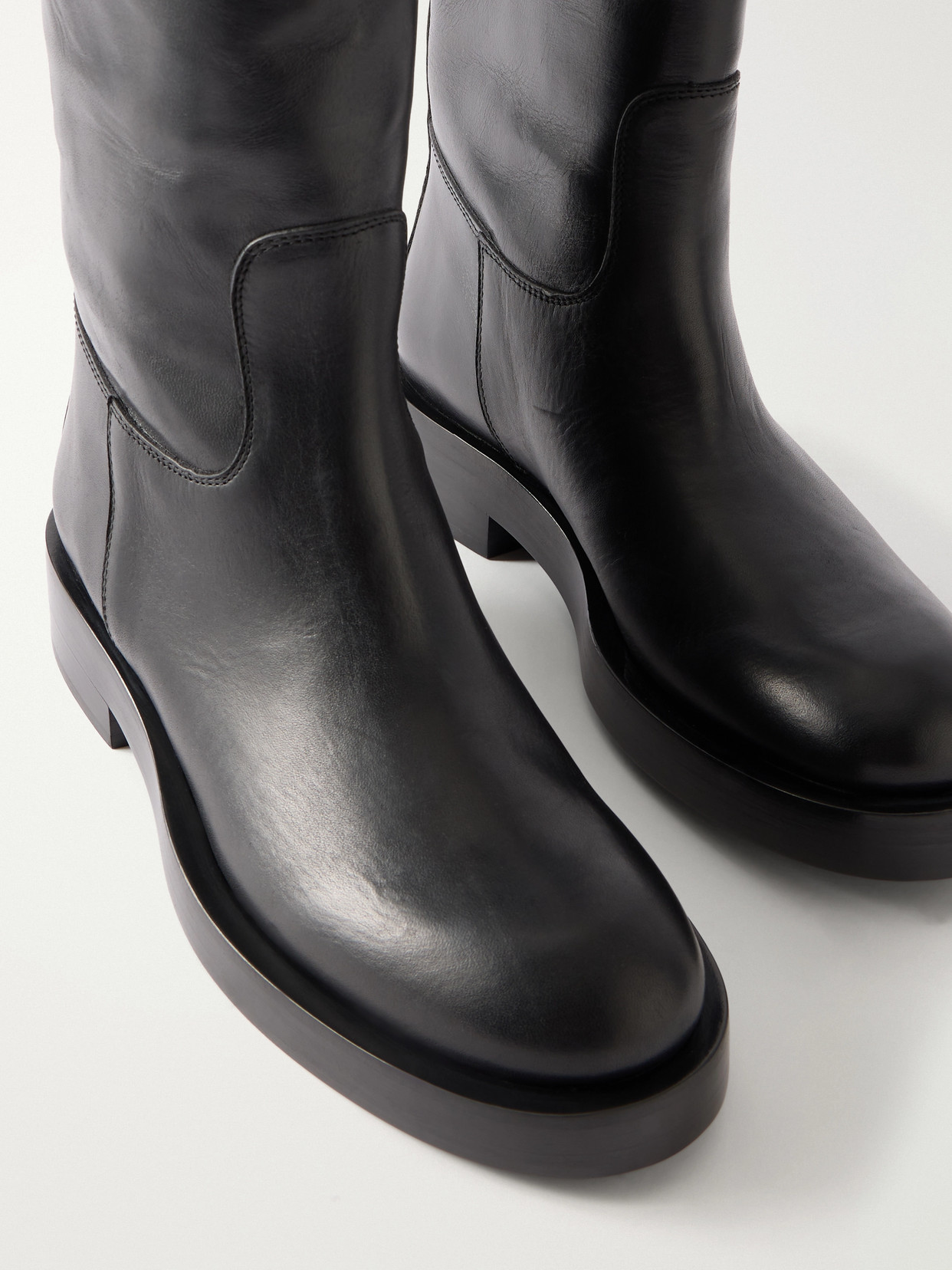 Napa Leather Knee Boots