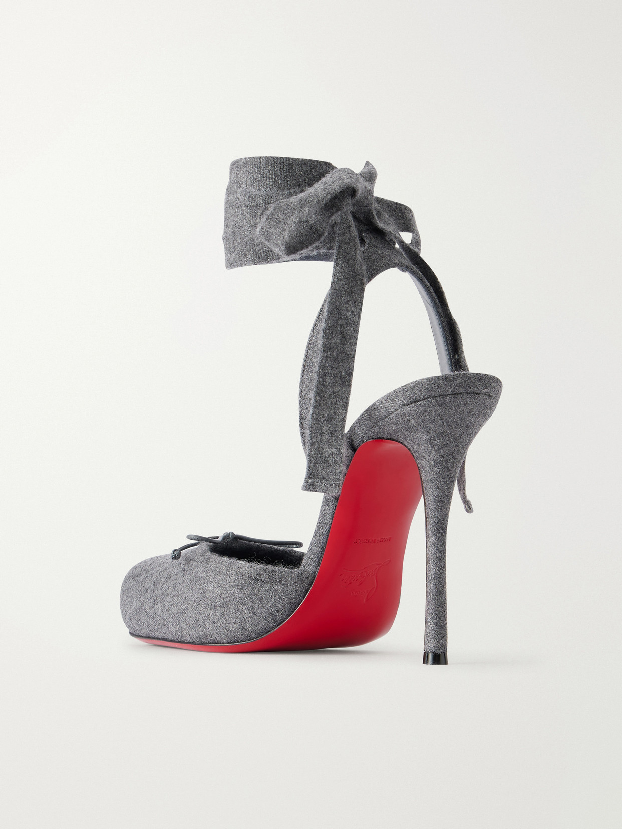 Cassia 100 Flannel Ballerina Pumps