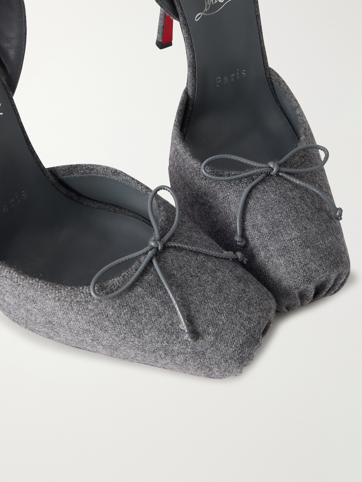 Cassia 100 Flannel Ballerina Pumps