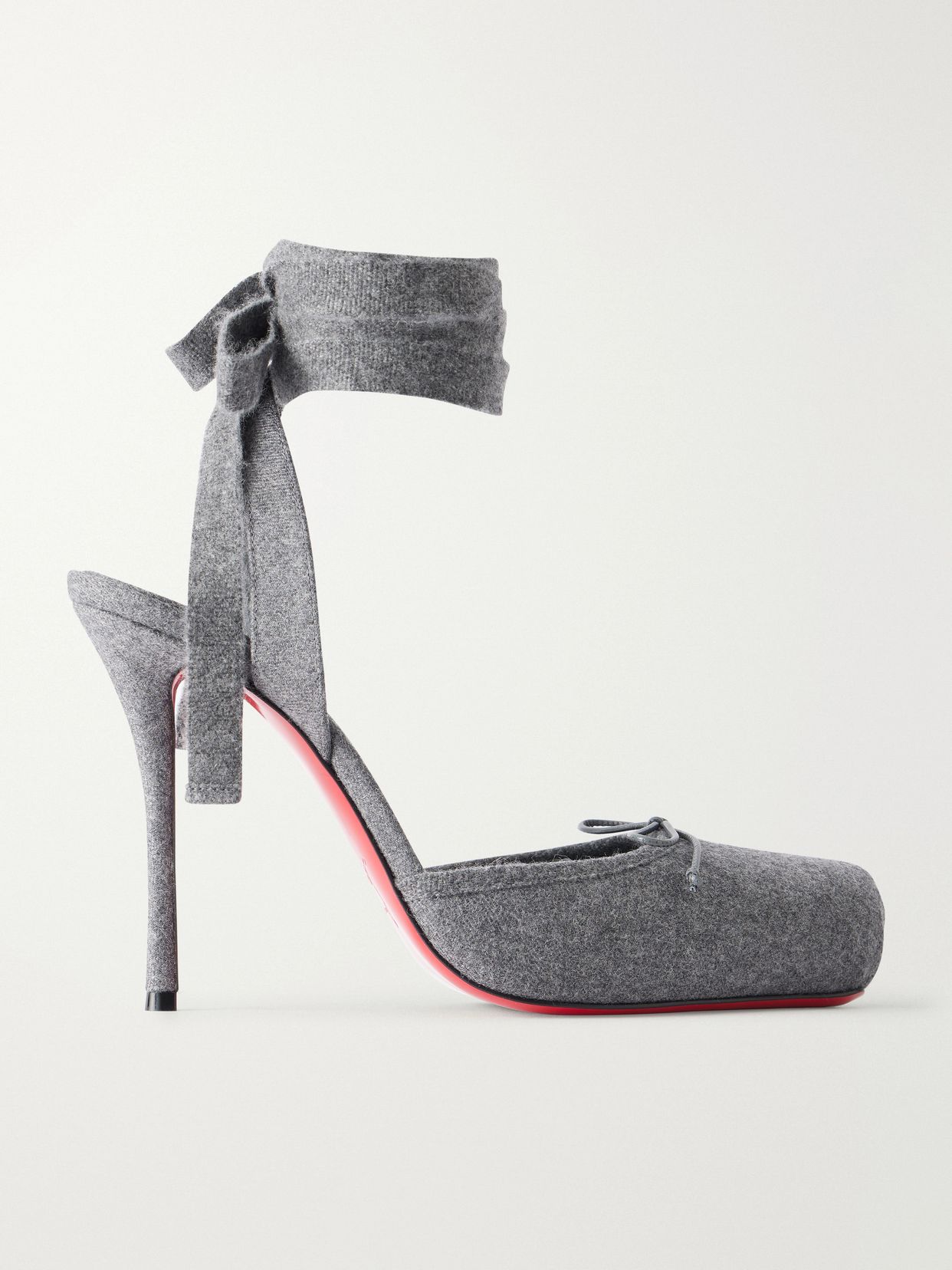 cassia 100 flannel ballerina pumps