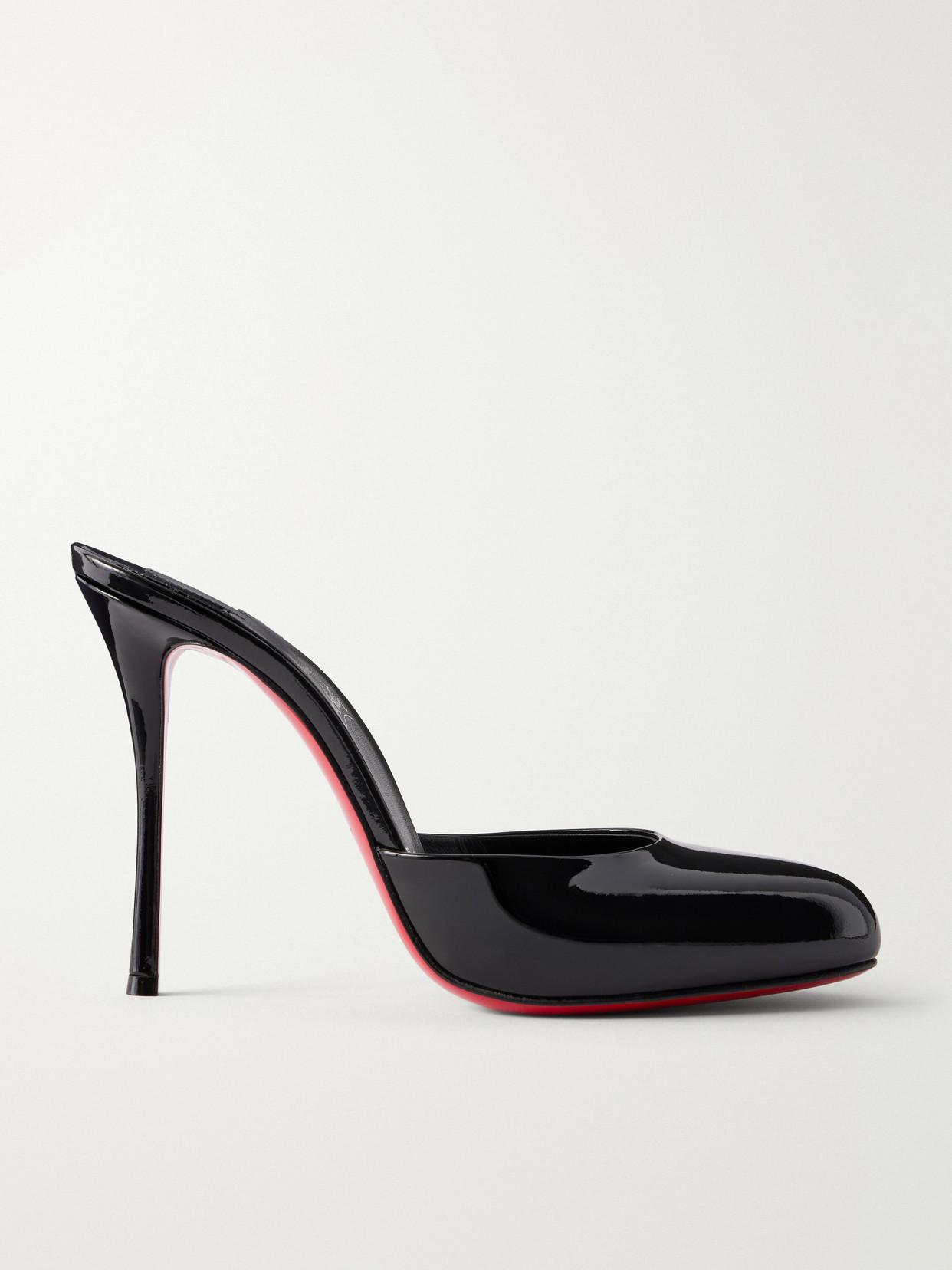 Christian Louboutin Dolly 100 Patent-leather Pumps In Black