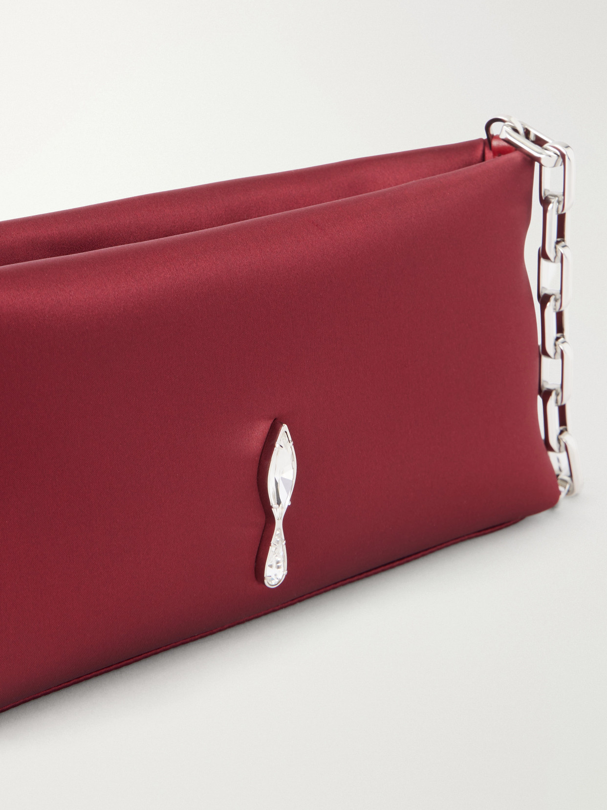 Maykimay Crystal-Embellished Satin Shoulder-Bag