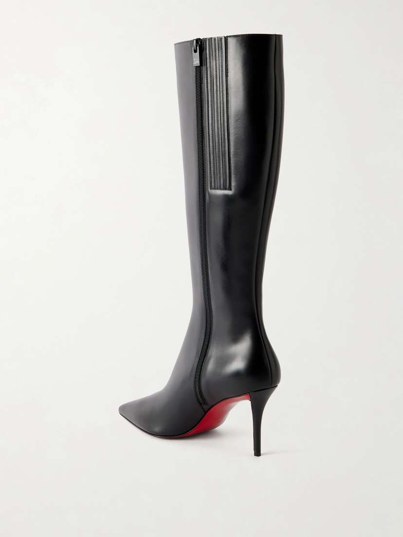 Christian Louboutin Miss Z Botta 80 Leather Knee-high Boots | Thumbnail 3