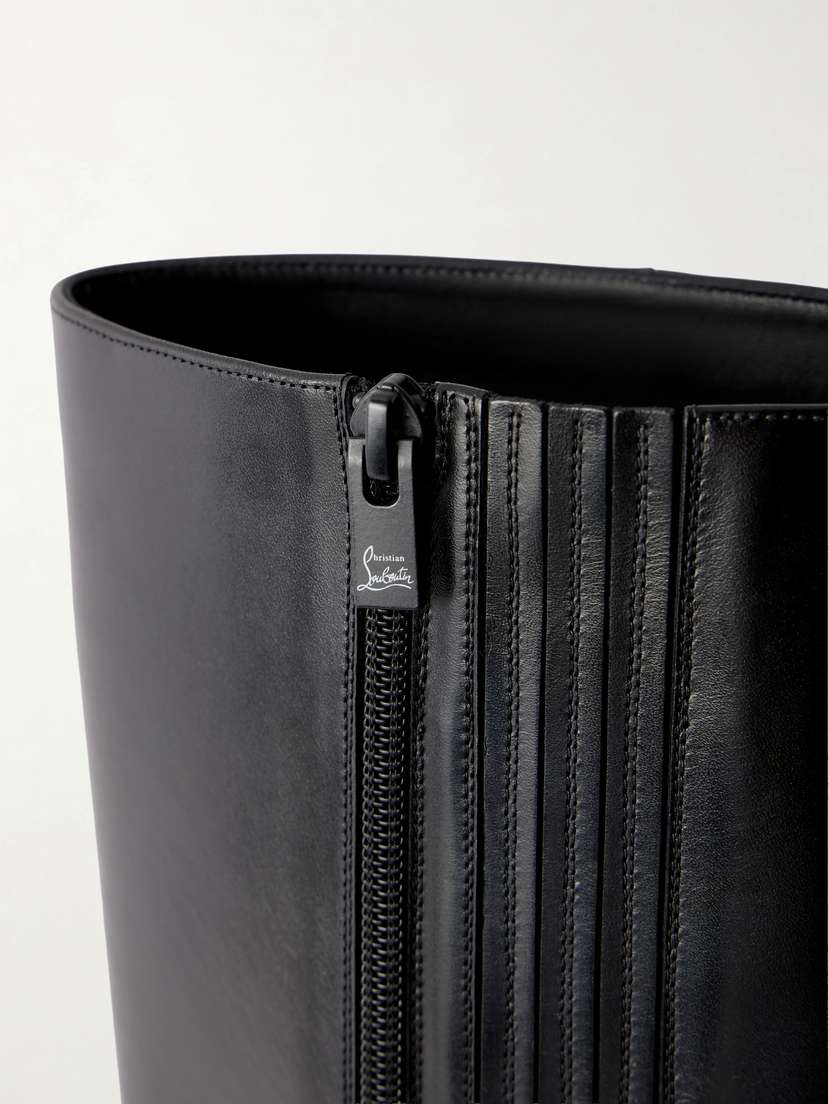 Christian Louboutin Miss Z Botta 80 Leather Knee-high Boots | Thumbnail 5