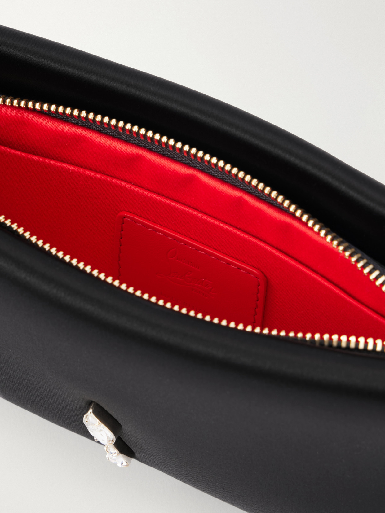Maykimay Crystal-Embellished Satin Shoulder-Bag