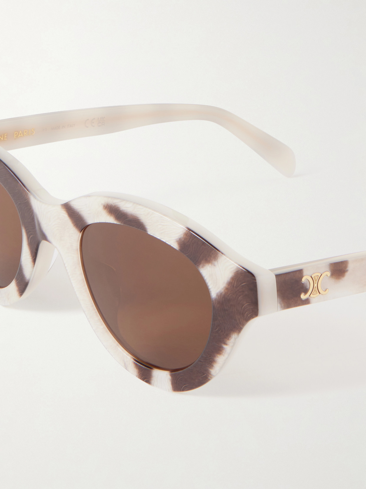 Celine Round-frame Acetate Sunglasses In Multi
