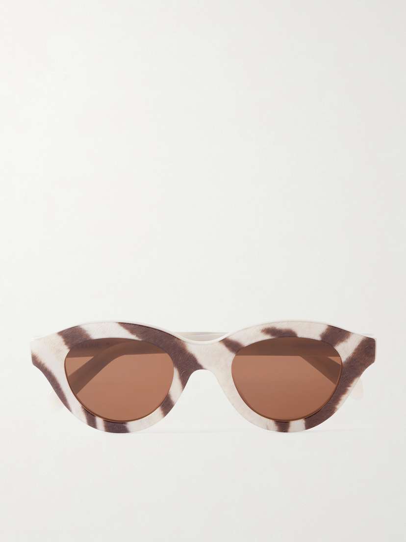 CELINE Eyewear Round-frame Acetate Sunglasses - Women's Accessories