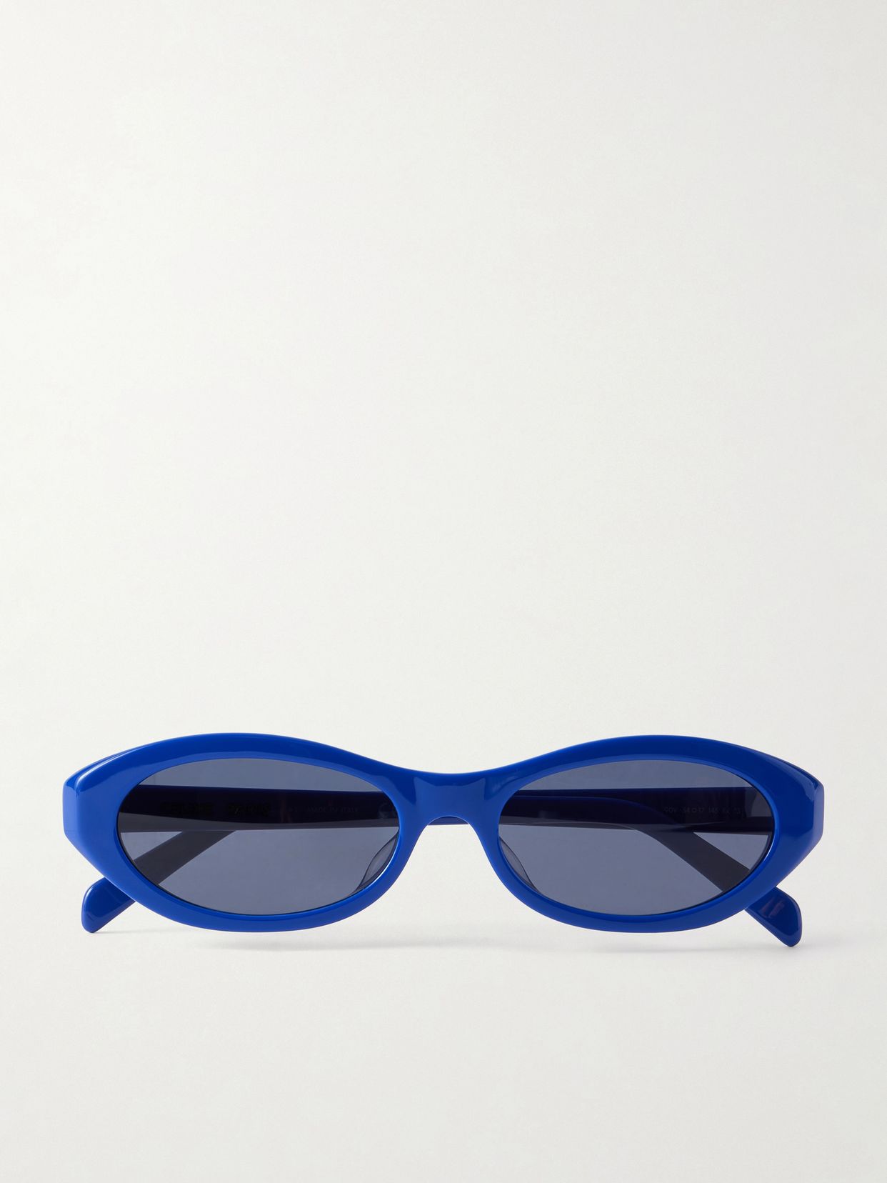 Triomphe mini oval-frame acetate sunglasses