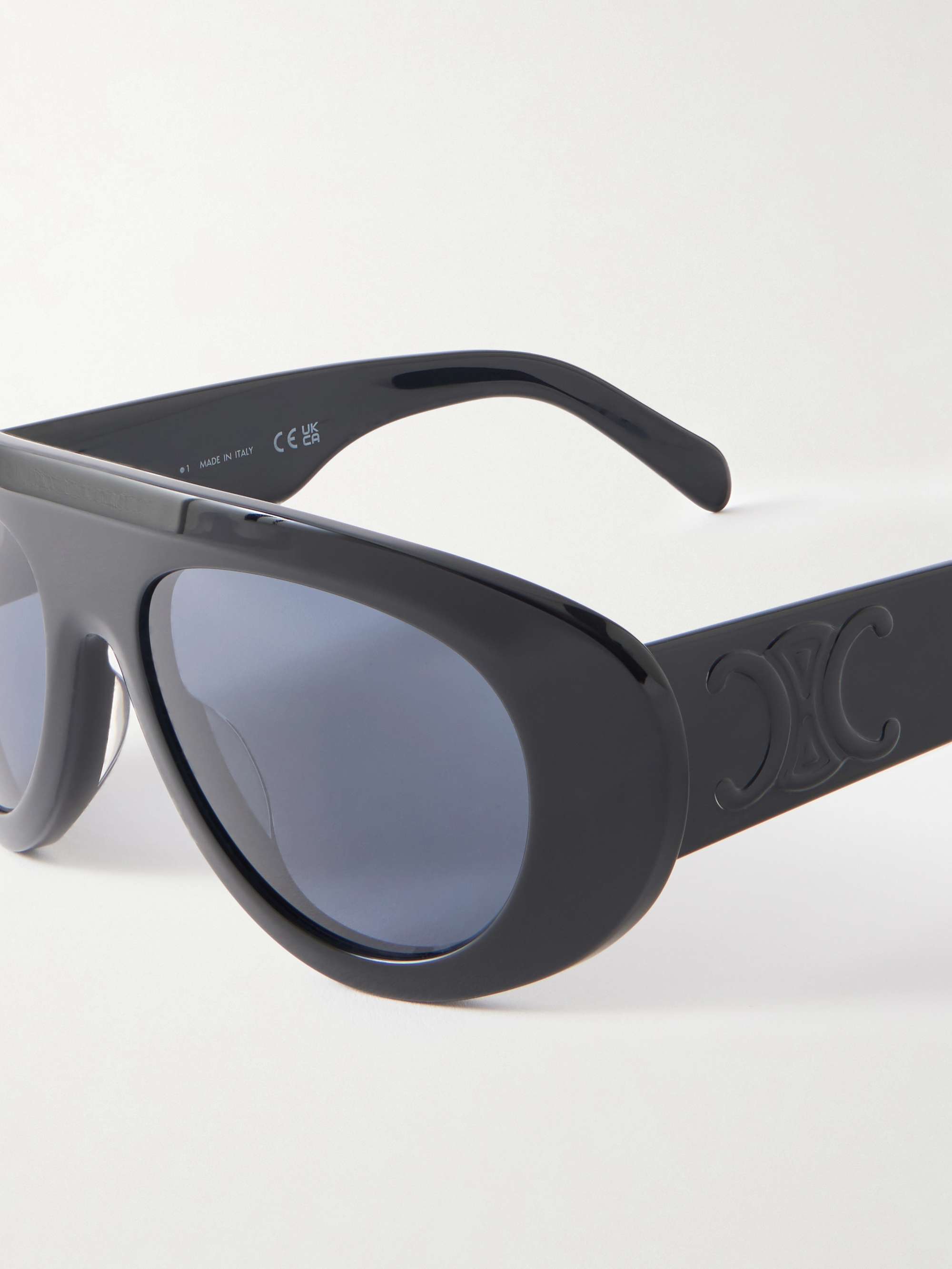 CELINE EYEWEAR Aviator-style acetate sunglasses | NET-A-PORTER