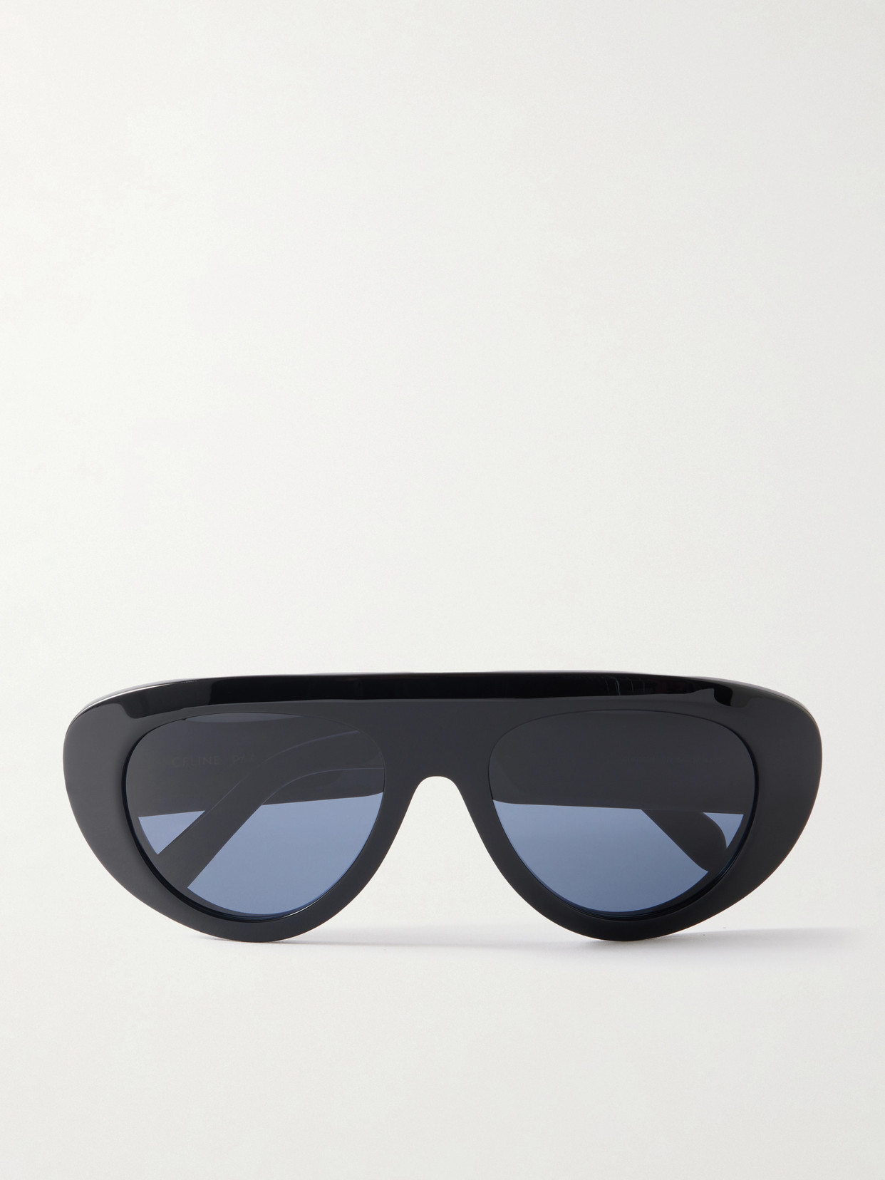 Celine Aviator-style Acetate Sunglasses In Black