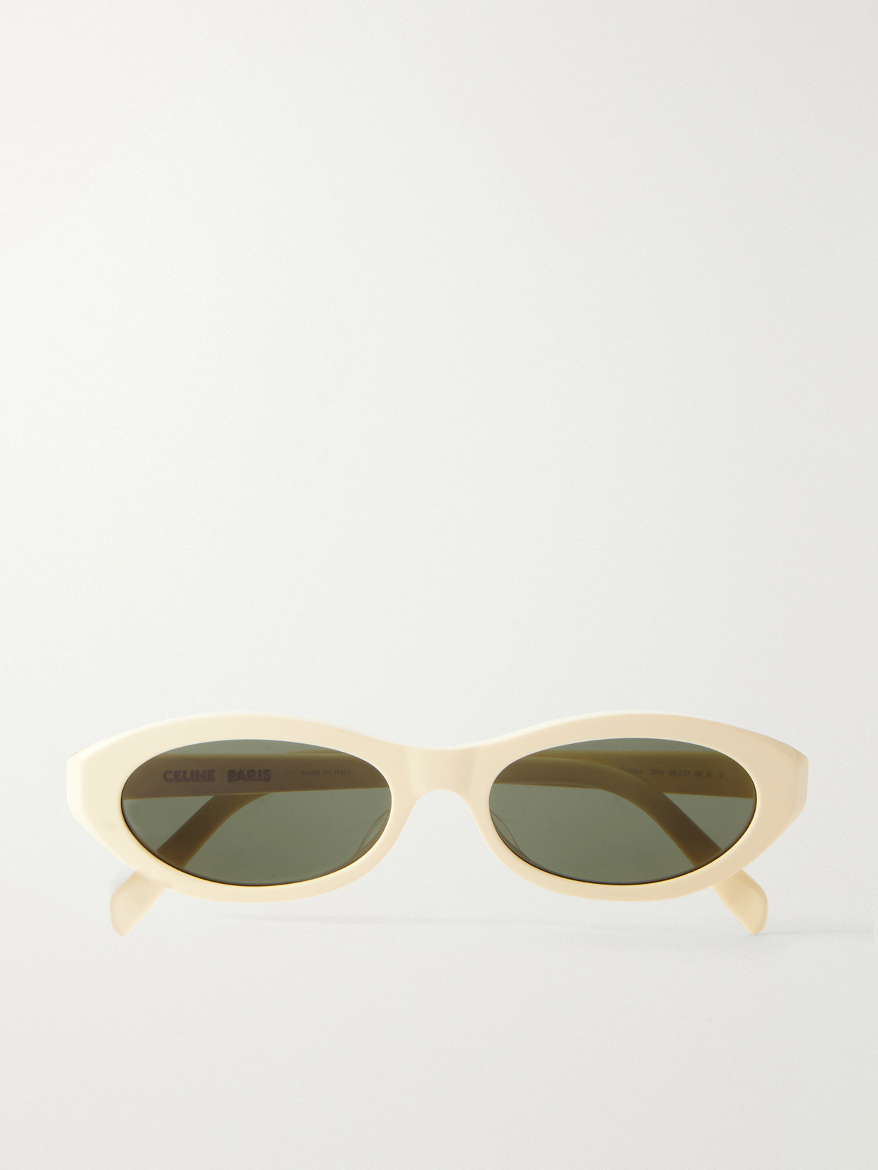 Celine Triomphe Mini Oval-frame Acetate Sunglasses In Unknown