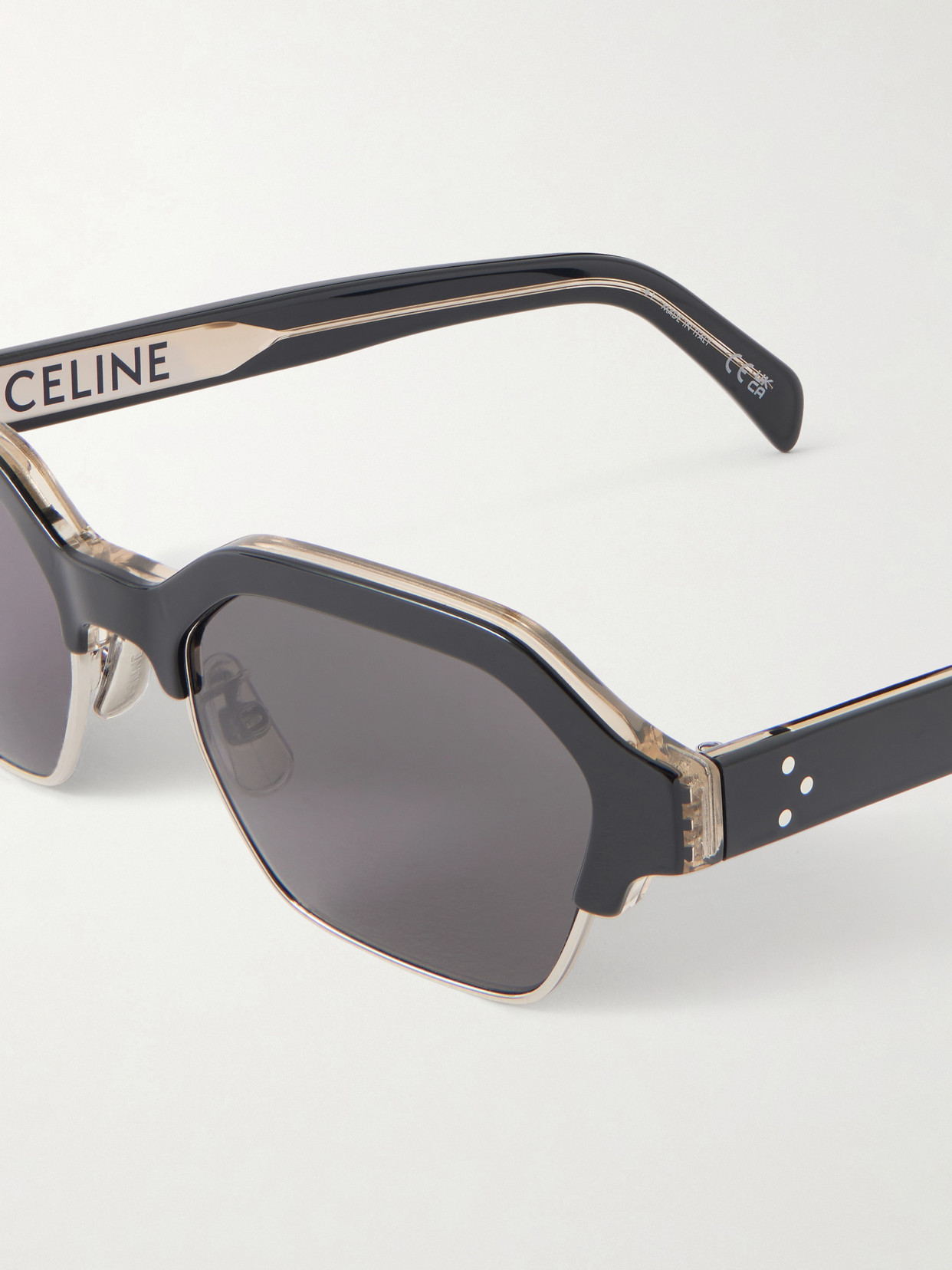 Celine Square-frame Acetate Sunglasses In Black