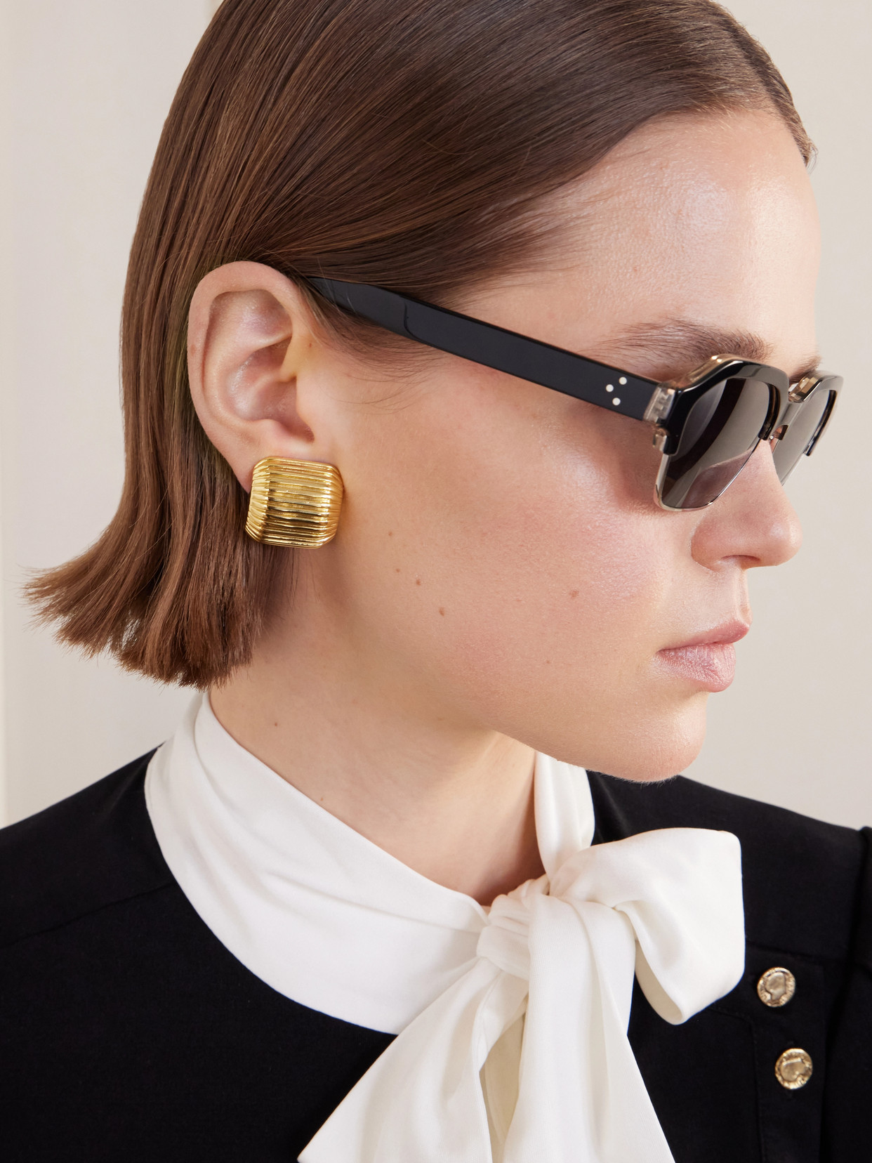 Celine Square-frame Acetate Sunglasses In Black