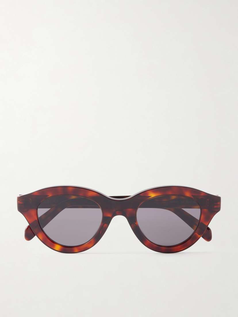 CELINE Eyewear Round-frame Acetate Sunglasses
