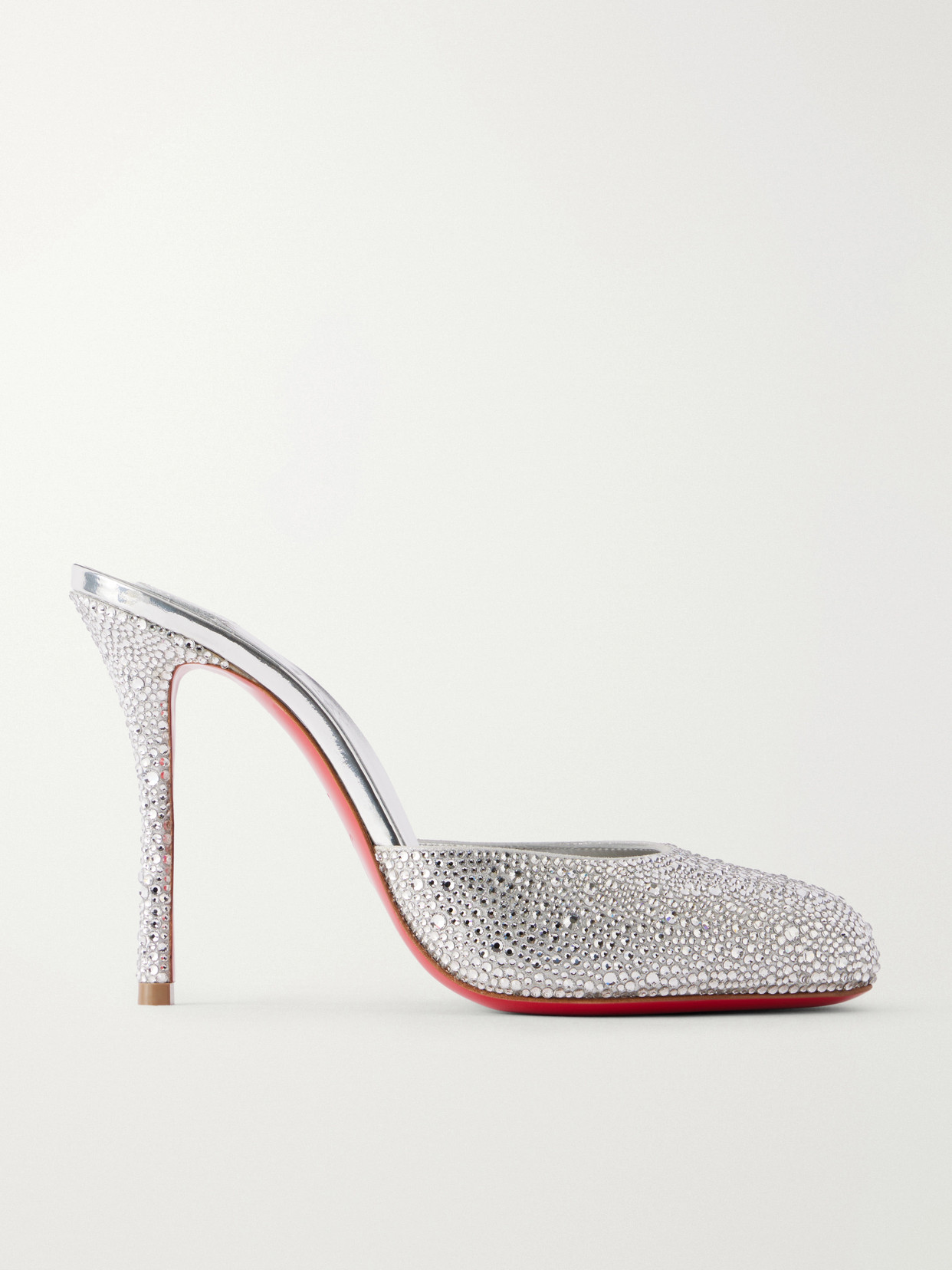 Dolly 100 Crystal-Embellished Mules