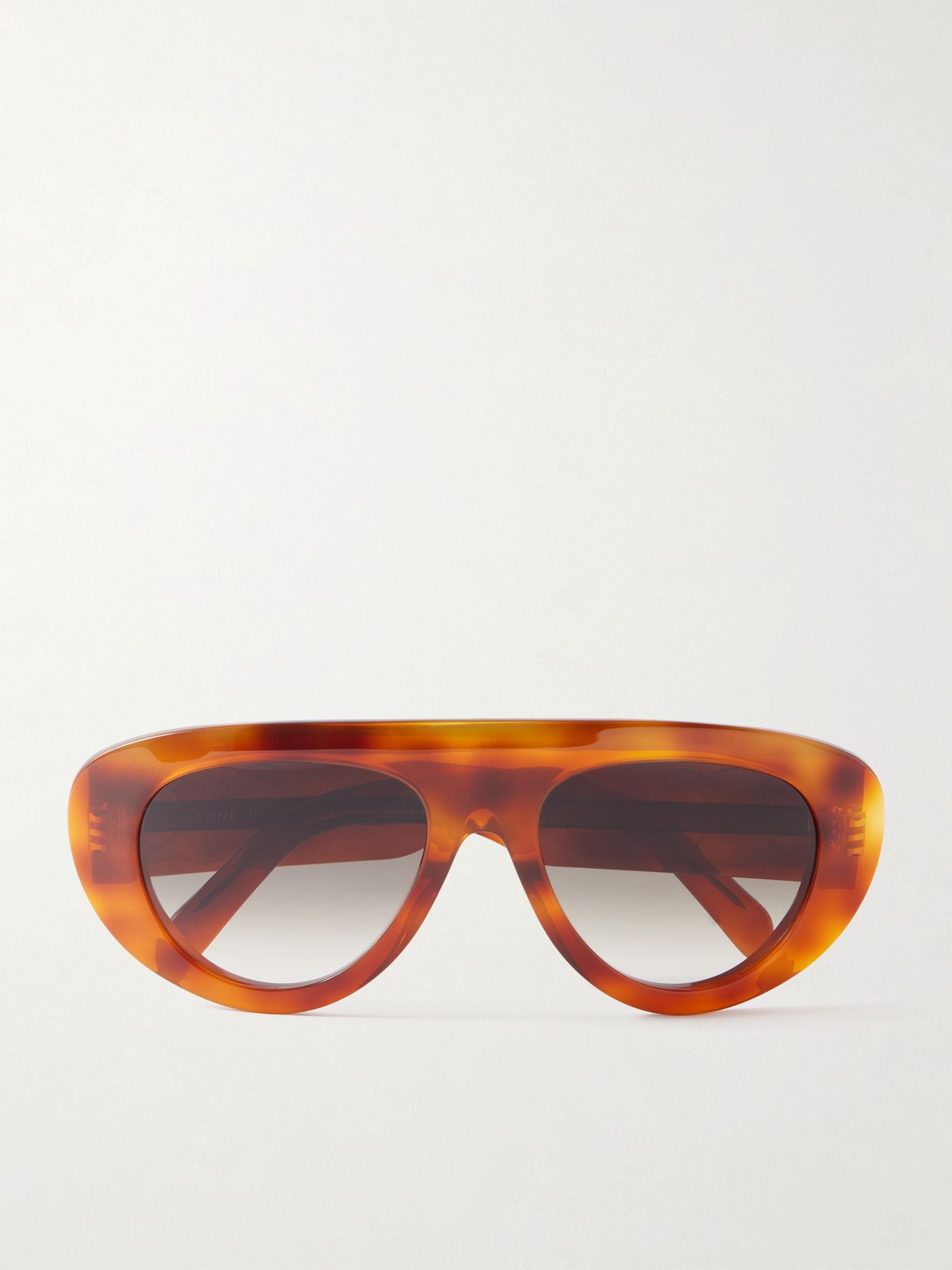 Aviator-style metal sunglasses