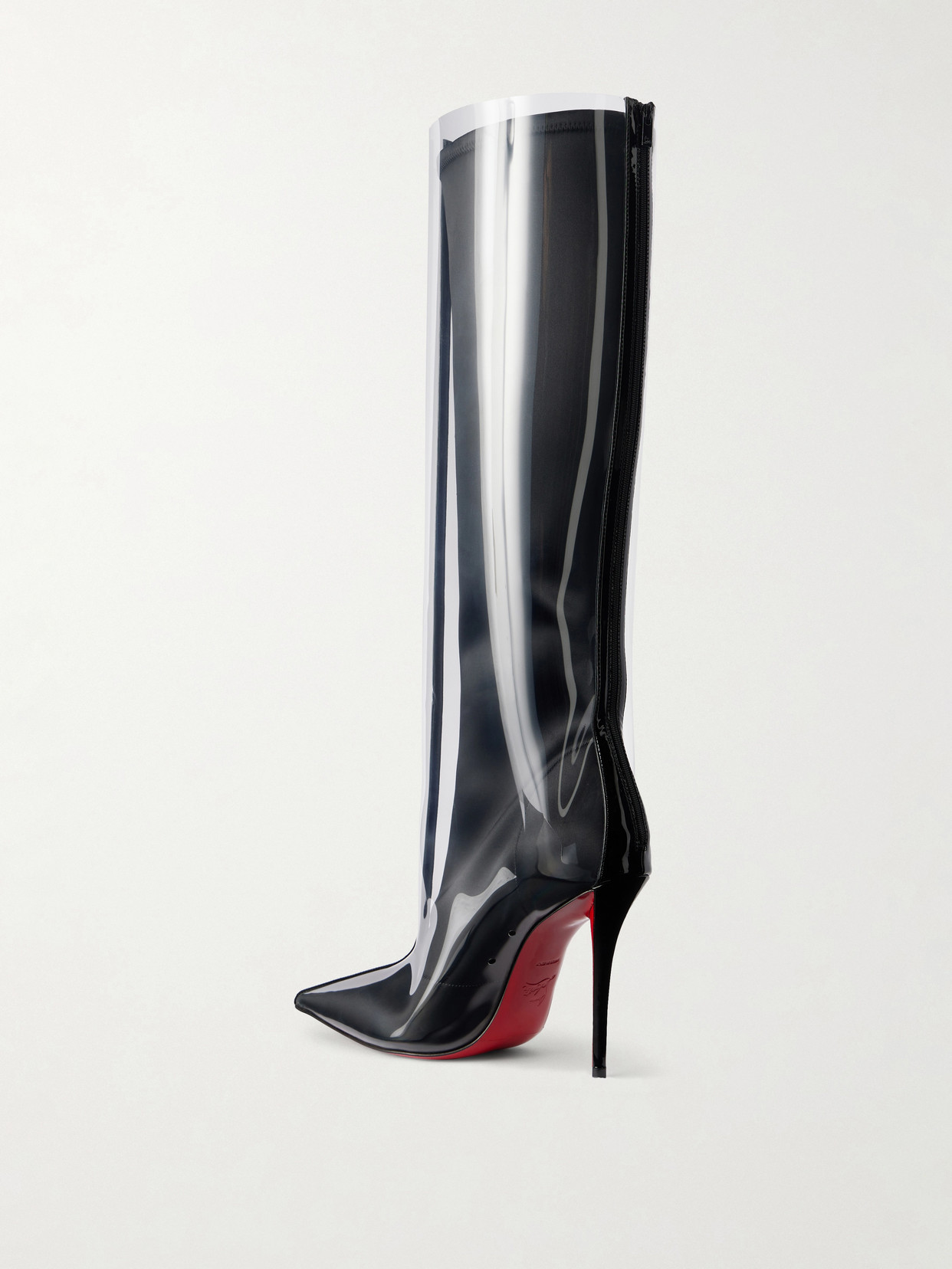 Zurprize 100 Leather-Trimmed Tpu Knee-High Boots