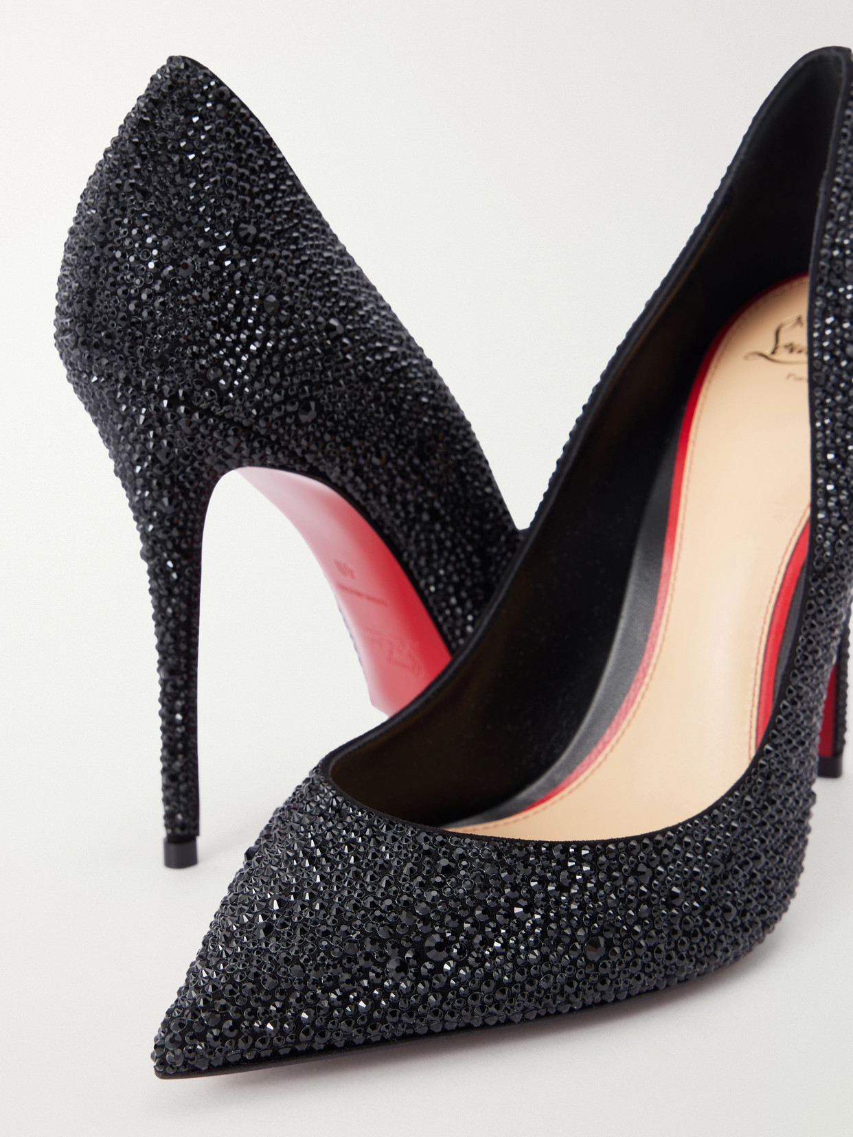 La Pigalle 100 Crystal-Embellished Pumps