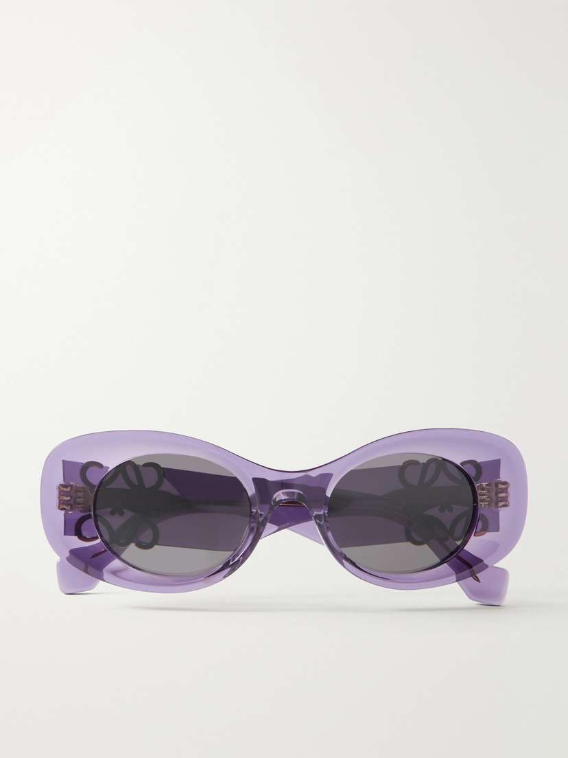Loewe Oval-frame Acetate Sunglasses