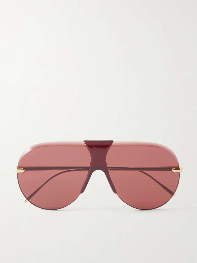 Loewe Aviator-style Gold-tone And Acetate Sunglasses | Thumbnail 6 Loewe Aviator-style Gold-tone And Acetate Sunglasses | Thumbnail 6