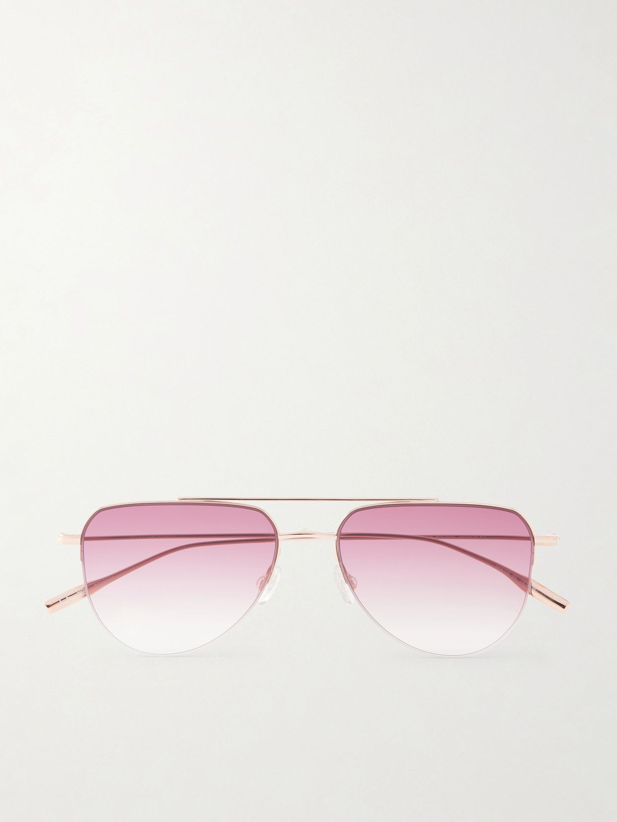 Mcnair aviator-style metal sunglasses