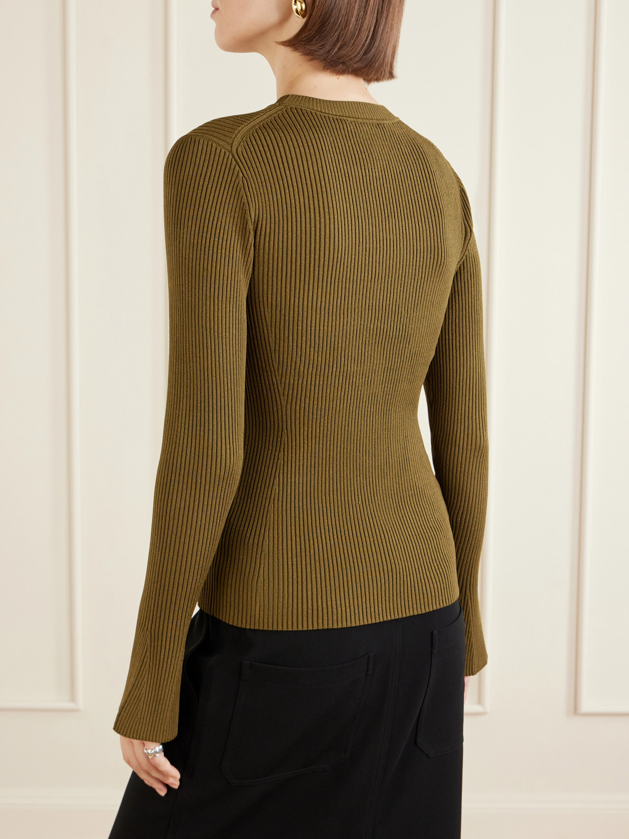 Nir Ribbed-Knit Top