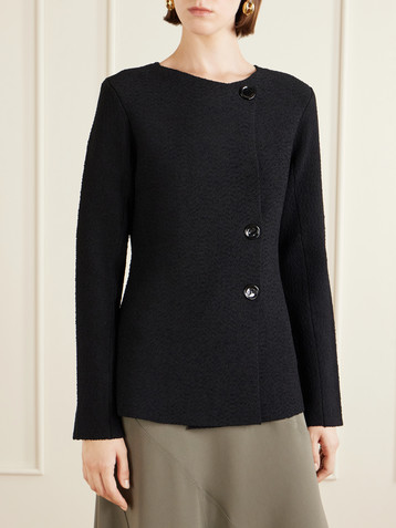 Proenza Schouler Sukki draped bouclé jacket