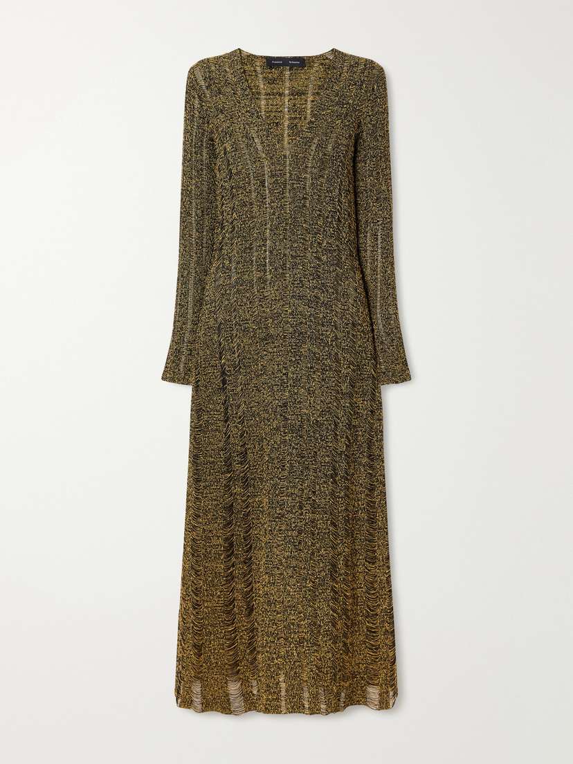 Proenza Schouler Maelle Cotton-blend Tweed Maxi Dress | Thumbnail 5 Proenza Schouler Maelle Cotton-blend Tweed Maxi Dress | Thumbnail 5