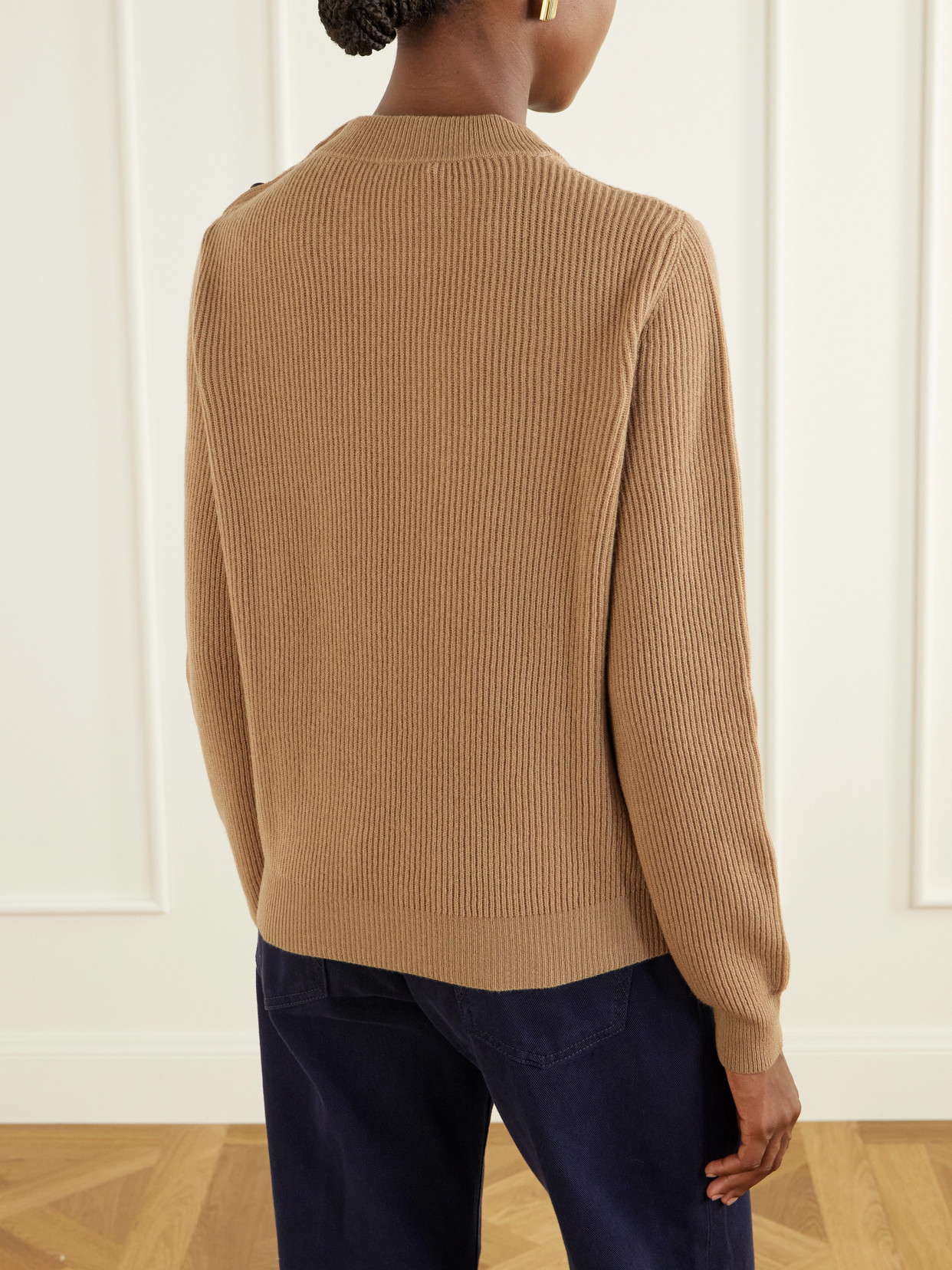 Blazé Milano - Racka Ribbed Wool And Cashmere-Blend Sweater