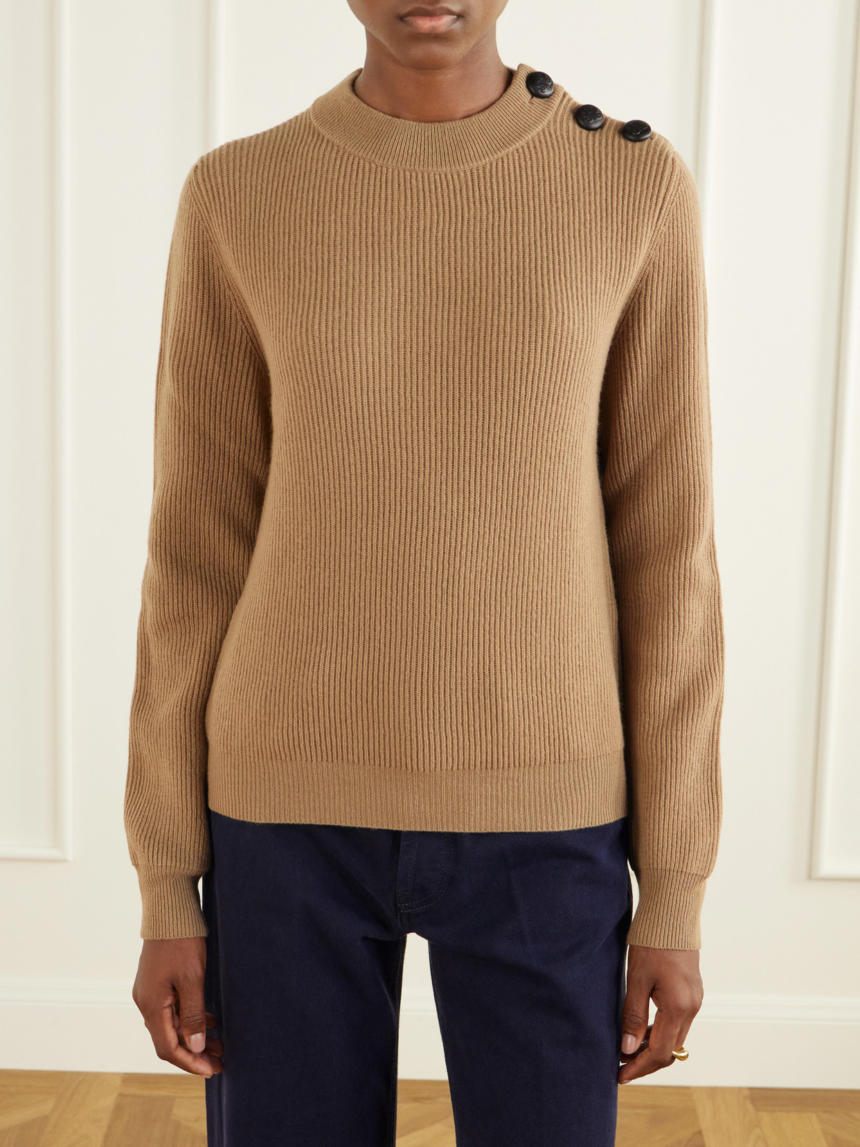 Blazé Milano - Racka Ribbed Wool And Cashmere-Blend Sweater