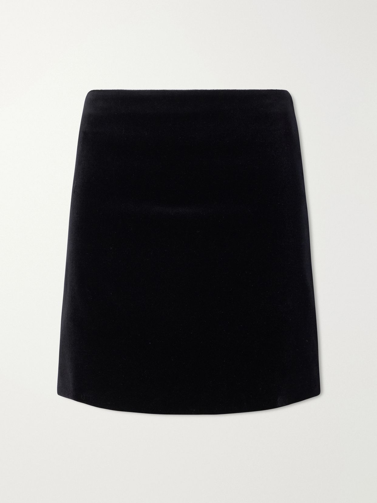 coci cotton velvet mini skirt