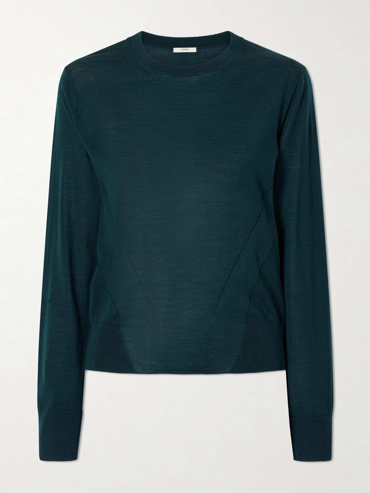 Fforme Mitchell Wool Sweater In Green