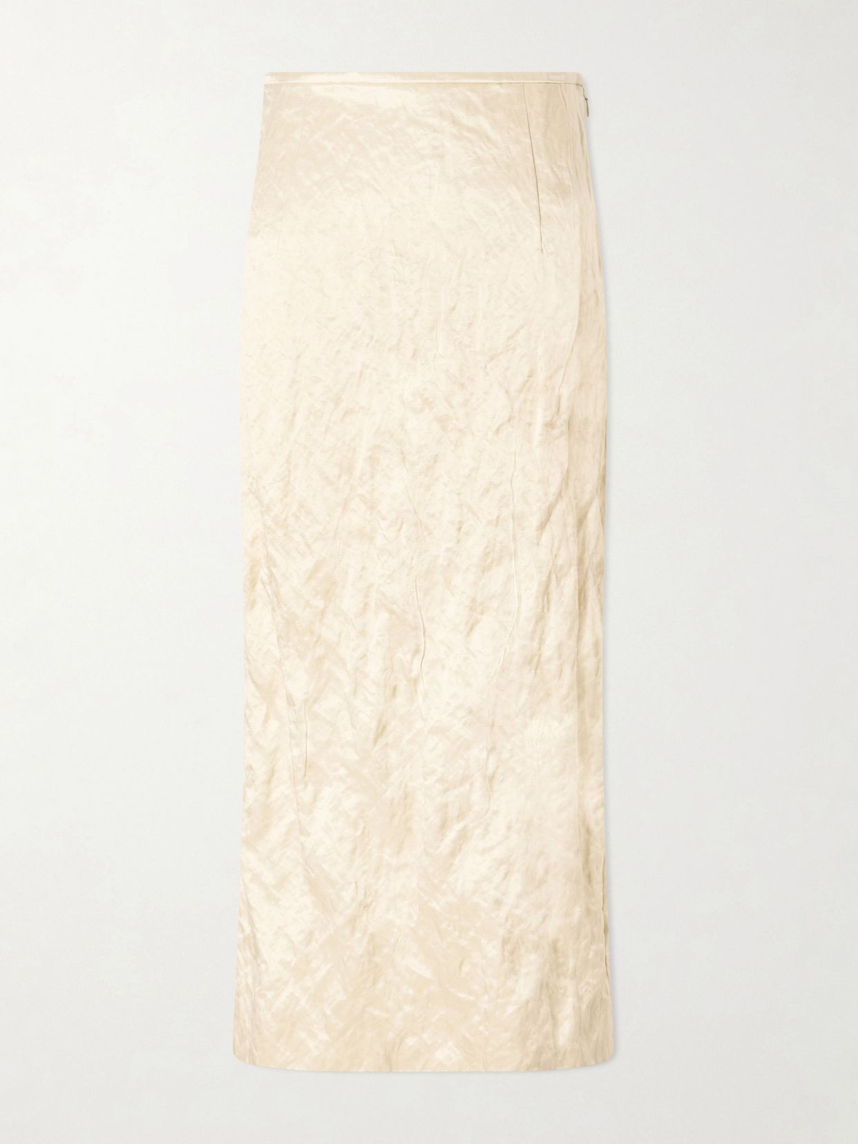 mena cloque cotton blend midi skirt