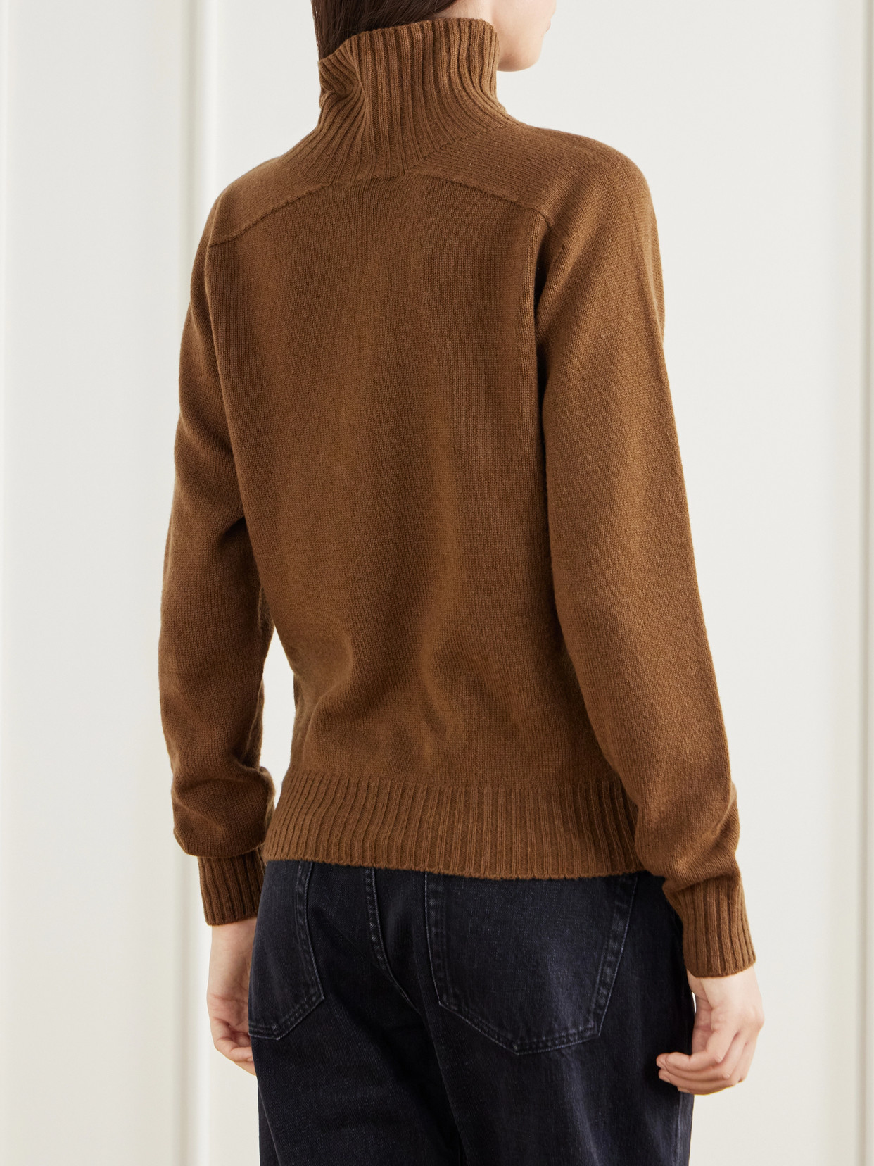 Domi Merino Wool And Cashmere-Blend Turtleneck Sweater