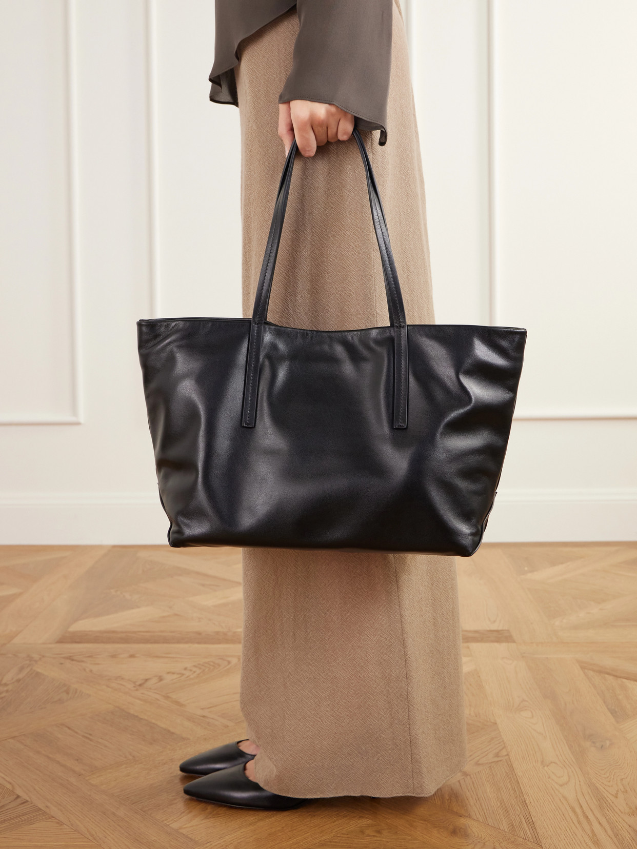 Driving Leather Tote