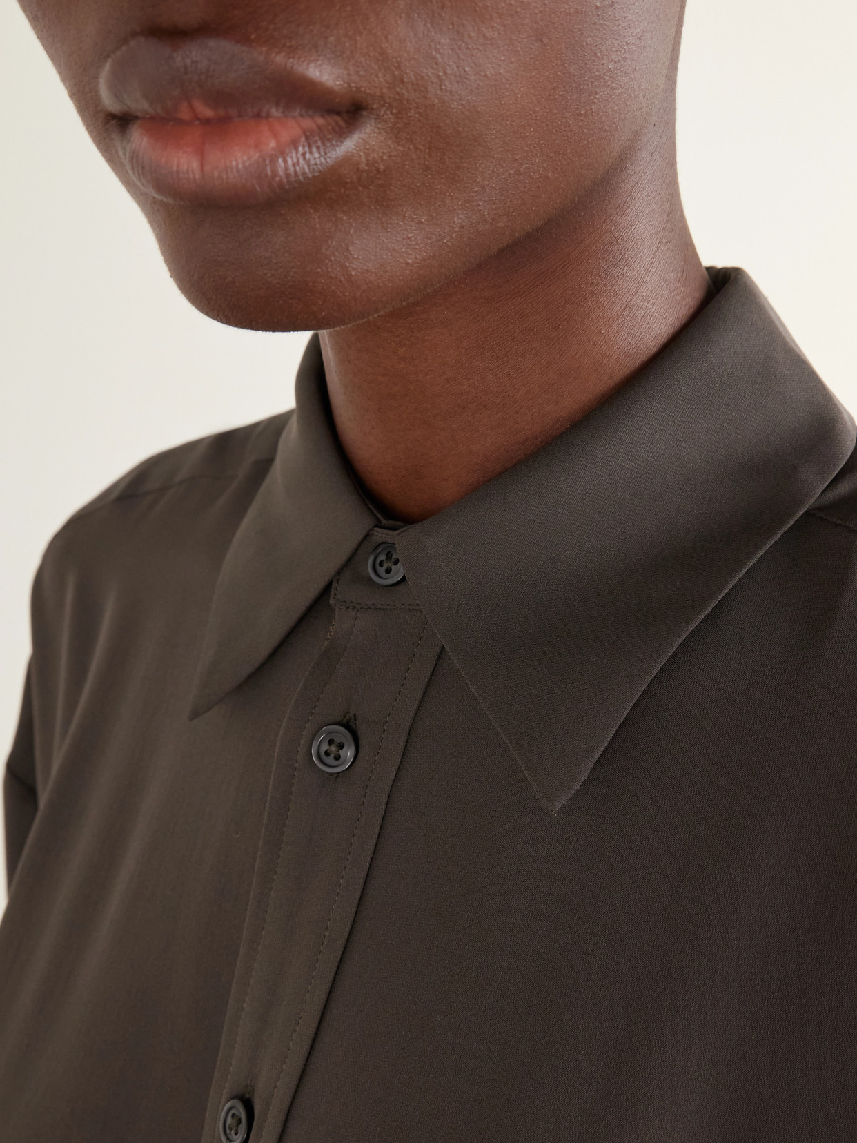 Dani Silk-Double Georgette Shirt