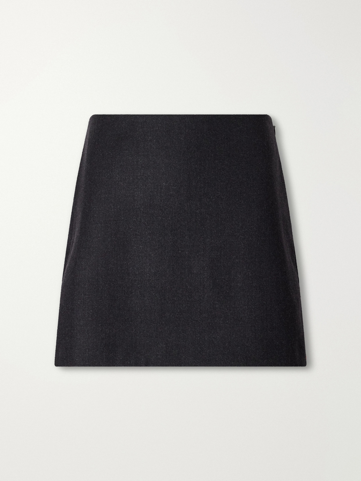 Kenna Paneled Wool-Blend Flannel Mini