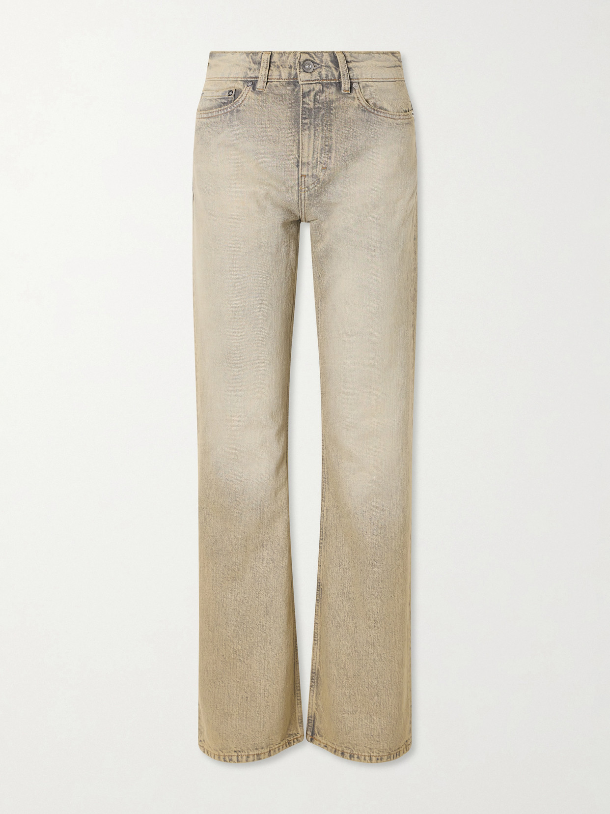 Boot Cut Mid-Rise Flared Jeans